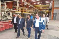بازدید عضو هیات مدیره بانک صنعت و معدن از دو واحد صنعتی استان گیلان