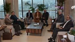 دیدار اعضای هیات مدیره کانون بازنشستگان بانک صنعت و معدن با مدیرعامل این بانک