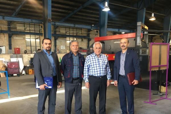 بازدید مدیراستانی بانک ایران زمین از شرکت پایا سیستم