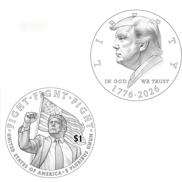  سکه ترامپ ضرب شد 