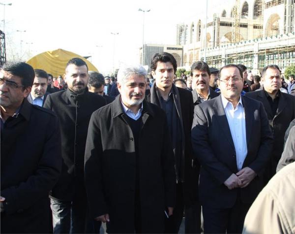 حضور مدیران گردشگری در تشییع آتش نشان