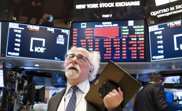 ریزش بورس آمریکا