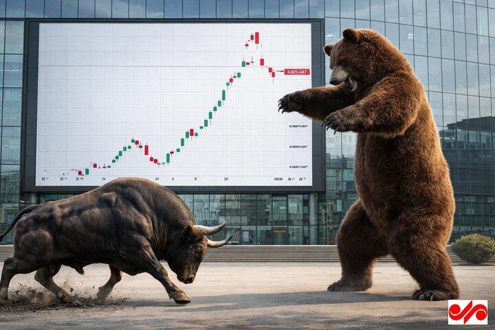 جدال فروشندگان و خریداران در بازار سهام